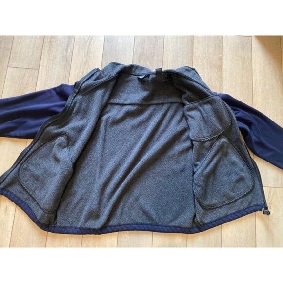 Timberland Active Comfort Lined Full Zip Jacket Mens Medium Blue Pockets - Picture 6 of 10